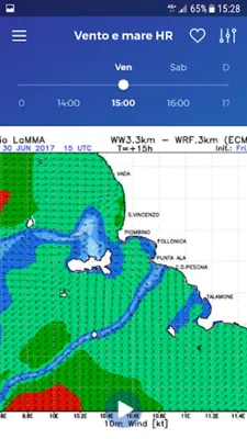 LaMMA Meteo android App screenshot 1