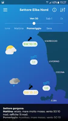 LaMMA Meteo android App screenshot 2