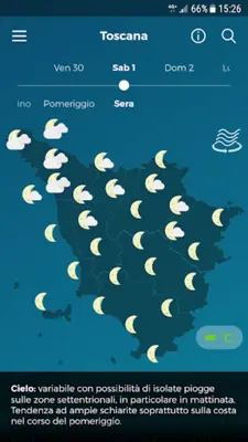 LaMMA Meteo android App screenshot 4